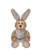 Królik Mellen w szarym ubranku 25cm
