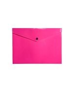 Teczka koperta A4 PP neon różowa