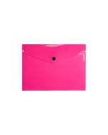 Teczka koperta A5 PP neon różowa
