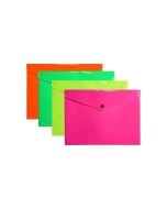 Teczka koperta A4 PP neon (10szt)