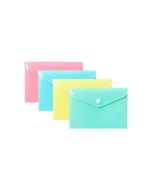 Teczka koperta A6 PP pastel (10szt)