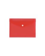 Teczka koperta A5 satyna czerwona