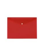Teczka koperta A4 satyna czerwona