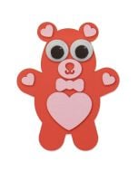 Wyklejanka miś DIY z pianki