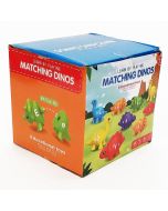 Gra Montessori: Dinozaury Literki 26el