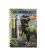 Kolorowanka dinozaur + kredki