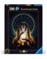 Puzzle 500 świecące - Lew
