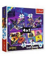 Puzzle 4w1 Poznaj Batwheels TREFL