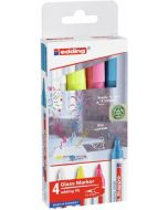 Marker do powierzchni szklanych 1,5-3mm 4 kolory