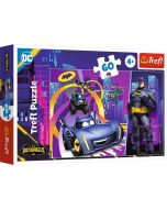 Puzzle 60 Batman i jego pojazdy TREFL