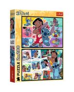 Puzzle 2x200 Wesołe życie Stitcha TREFL