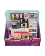 Mebelki akcesoria dla lalki kawiarnia