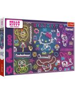 Puzzle 500 Neon Hello Kitty TREFL