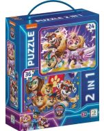 Puzzle 2w1 Psi Patrol. Dbamy o bezpieczeństwo