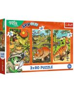 Puzzle 3x80 Zwyczaje Treflików TREFL