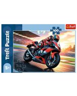 Puzzle 100 Szybki motocykl TREFL
