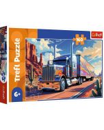 Puzzle 160 Ciężarówka w trasie TREFL