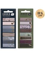 Zakładki indeksujące Satin Gold mix