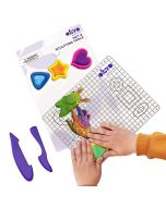 Mata do kreatywności z przyborami szkolnymi 19x24