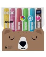 Mazaki Jumbo 6 kolorów BEBE Friends