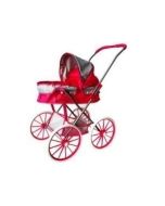 Wózek gondola duże koła różowy