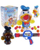 Strzelanie do celu kaczka pistolet piłki