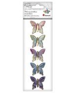 Dekoracje samoprzylepne 3D Motyle 5szt