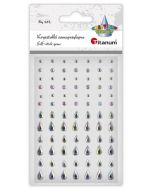 Kryształki samoprzylepne Krople 84szt