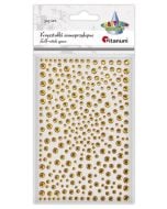 Kryształki samoprzylepne Okrągłe złote 325szt