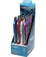 Długopis automat. Exceed 208 niebieski (24szt)