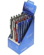 Długopis automat. Brief 502 niebieski (24szt)