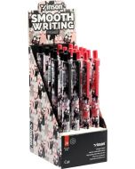 Długopis automat. Fashion Cat F2 niebieski (24szt)