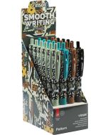 Długopis automat. Fashion Pattern nieb. (24szt)