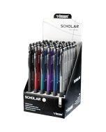 Długopis automat. Scholar niebieski (36szt)