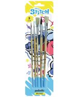 Pędzelki z naturalnego włosia 5szt Stitch