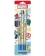 Pędzelki z naturalnego włosia Avengers 5szt