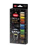 Kredki pastelowe jumbo 12 kolorów