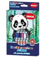 Kredki pastelowe jumbo 18 kolorów