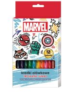 Kredki ołówkowe trójkątne jumbo Avengers 12 kol