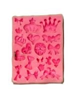 Forma silikonowa kokardki i korony