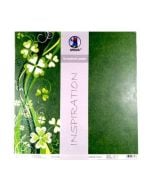 Papier do scrapbookingu roślinne 5 arkuszy