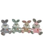 Królik zajączek z marchewką 15cm MIX