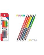 Kredki ołówkowe trójkątne 12 kolorów 6szt