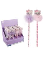 Ołówek z gumką HB Kotek (24szt)