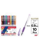Długopis brokatowy 0.9mm 10 kolorów