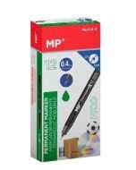 Marker permanentny 0,4mm do CD/DVD zielony (12szt)