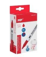 Marker do tkanin 2,6mm czerwony (12szt)