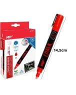 Marker kredowy do ścierania na sucho czerw (12szt)