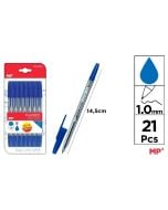 Długopis niebieski 1.0mm 21szt