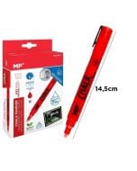 Marker kredowy do ścierania na mokro czerw (12szt)